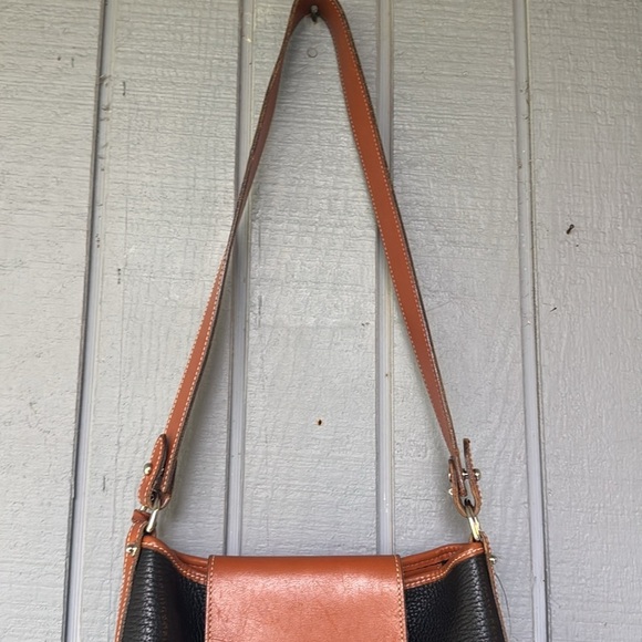 Dooney & Bourke Two-Tone Leather Shoulder Bag - Picture 7 of 9